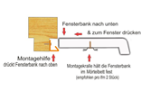 Montagehilfen für Innenfensterbänke